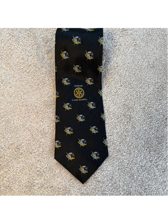 Russell-Hampton Co. Other - Russell-Hampton Rotary International Mankind Is Our Business Novelty Necktie 61”